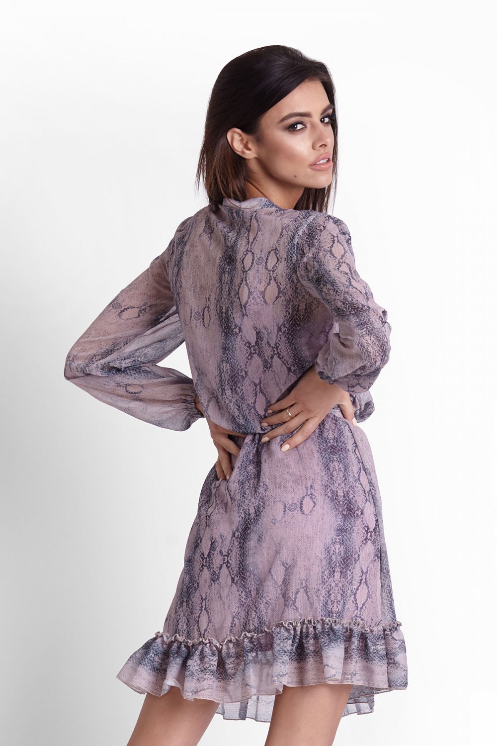 SUKIENKA LEILA W WĘŻOWY WZÓR