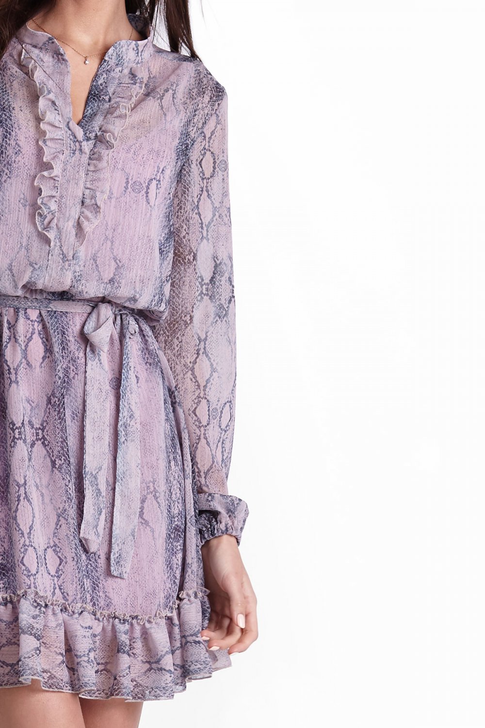 SUKIENKA LEILA W WĘŻOWY WZÓR