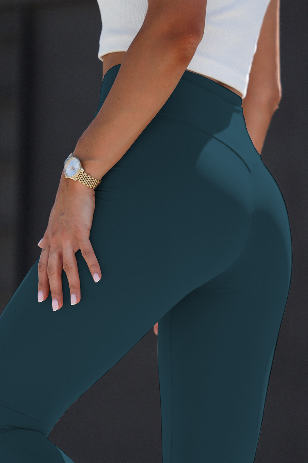 Morskie klasyczne legginsy push-up Naomar